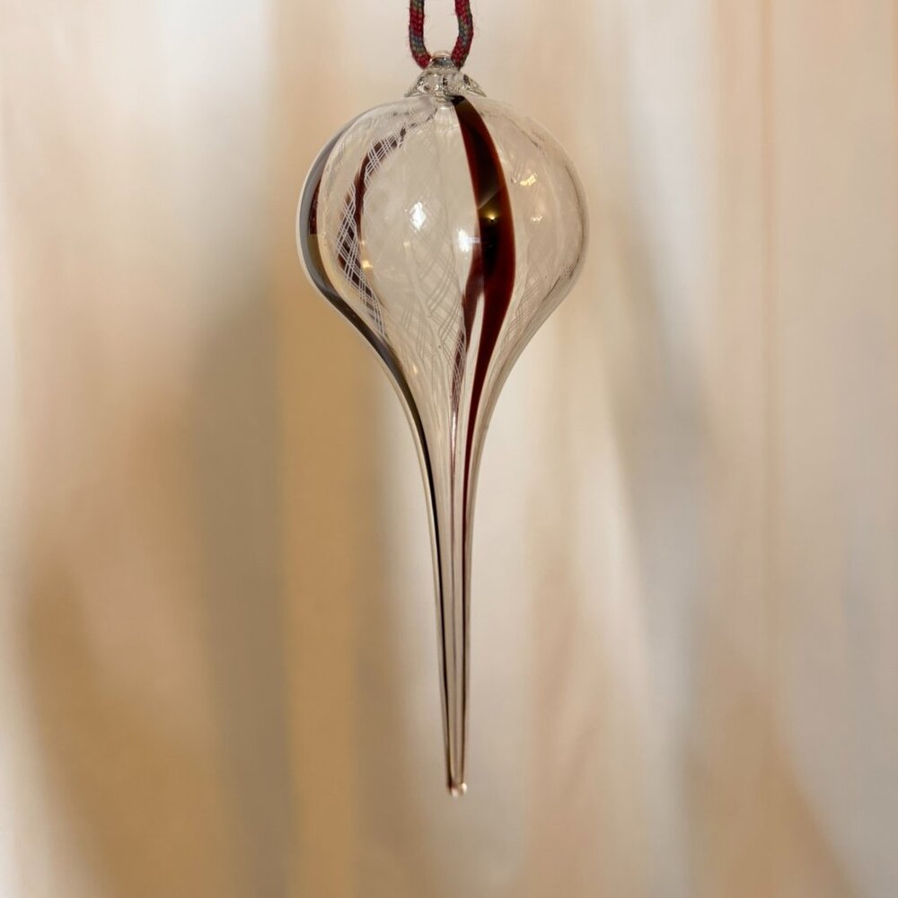 Vintage Drop Glass Christmas Ornament
